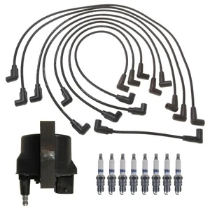NEW Ignition Wires Coil 8 Spark Plugs Kit ACDelco For GMC G3500 5.7L V8 1996 - Picture 1 of 1