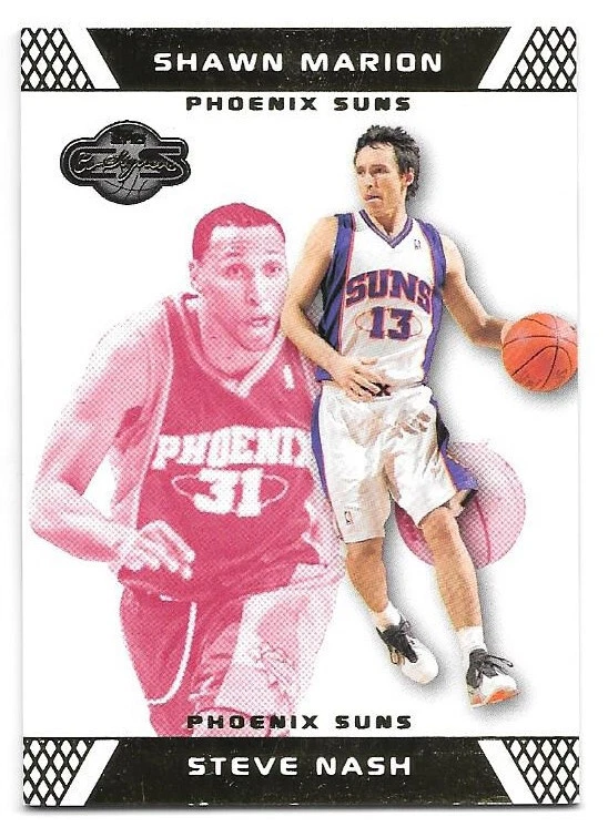 2007-08 Topps Co-Signers Gold Red Parallel #13 Steve Nash Shawn Marion /109 - Image 1 of 2