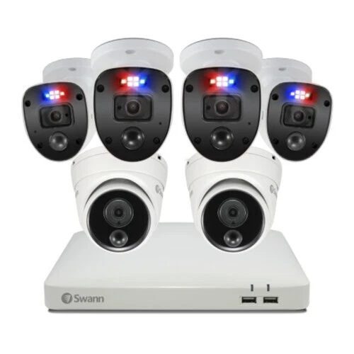 Swann SWDVK-84680W4SL2D-AU 6 Cámara 8 Canales FULL HD DVR Seguridad Vigilancia Foto 1 de 1