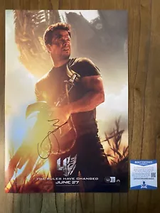 ACTOR MARK WAHLBERG SIGNED 'TRANSFORMERS' 12x18 MOVIE POSTER BECKETT COA BAS T4 - Picture 1 of 1