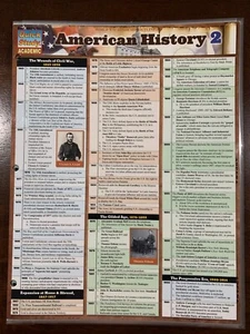 Barcharts American History 2 Quick Study Guide - Picture 1 of 1
