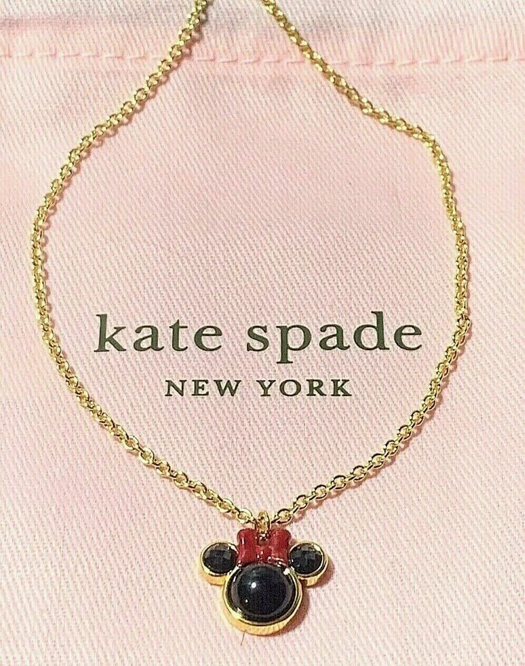 Kate Spade Minnie Mouse Necklace Disney Disneyland