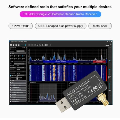 Mini SDR Receiver Wideband Spectrum Analyzer SMA-K Connector Radio RF Analyzer U - Image 1 of 4