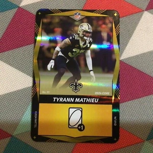 Tyrann Mathieu #111 Saints 2024 Mattel Uno Elite NFL Core Edition Yellow Foil - Picture 1 of 2