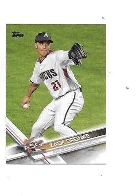 Zack Greinke Topps 2017 Update Series ASG Baseball Card #US130 - Image 1 of 2