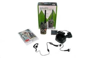 TALKIE WALKIE MIDLAND G9 PRO CAMOUFLAGE 30 KM CHARGEUR + MICRO CASQUE MIMETIC - Afbeelding 1 van 5