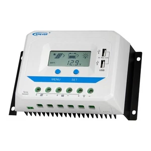 Controller di carica pannello solare 45A 12V 24V con display LCD e doppia porta USB - Foto 1 di 2