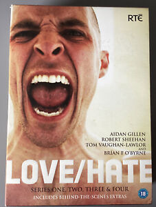 LOVE/HATE  Complete Series 1,2,3,4 RTE DVD Box Set Dublin Gangland *EST UK£35 *