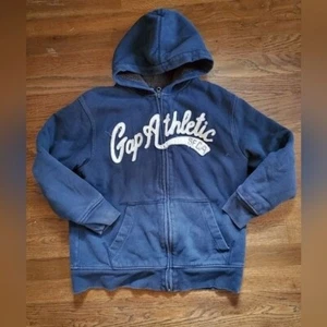 GAP KIDS Boys XL/12 Blue Shaggy Hoodie - Picture 1 of 7