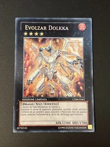 Yu Gi Oh Ita 1a Edition Rare Segreta Ct09-it001 Evolzar Dolkka Limited NM - Bild 1 von 4