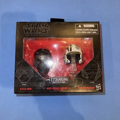 New Star Wars Black Series Titanium Helmets - Kylo Ren and Poe Dameron - #01 - Image 1 of 2
