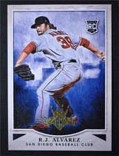 2015 Diamond Kings #176 R.J. Alvarez RC - NM-MT