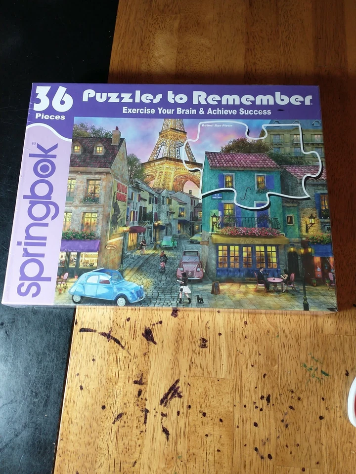 Springbok 36 Piece Puzzles Eiffel Magic 2017 Allied Products extra large pieces - Image 1 of 4