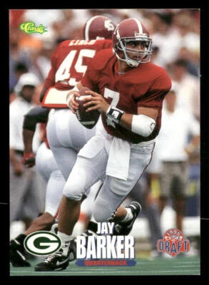 1995 Classic NFL Rookies #86 Jay Barker Green Bay Packers - Image 1 of 2