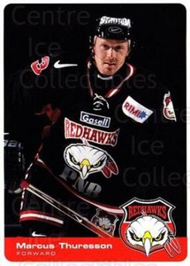 2002-03 Swedish Malmo Redhawks Team Issue #8 Marcus Thuresson