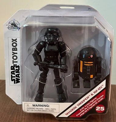 Figuras de acción Disney Toybox Star Wars Shadows Trooper y droide R2Q5 #25 nuevas C1 Foto 1 de 3