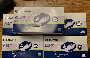 HANDSCHUHE NITRIL PRÜFUNG EXTRA KLEIN PULVERFREI 250/BX HALYARD STRUKTURIERTE FINGERSPITZEN - Bild 1 von 1