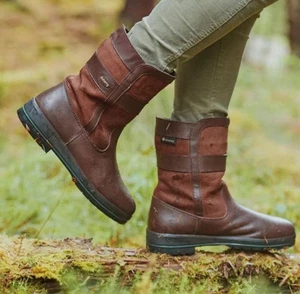 Dubarry of Ireland Roscommon Men's Short Rain Boot Walnut brown 44/10.5 $359 - Picture 1 of 11