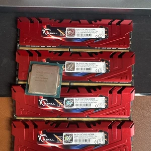G.Skill Ripjaws 4 RAM,32Gb (8Gx4), DDR4-2133PC4-17000 BUNDLE INTEL I5-6400 chip - Picture 1 of 4