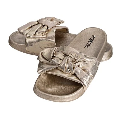 Sandalia deslizable Pupeez para mujer con elegante lazo Foto 1 de 4