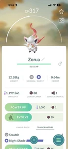 Zorua - Pokémon GO (Beschreibung lesen) - Bild 1 von 2