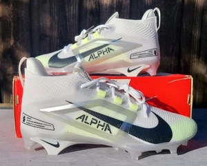 Größe 10 – Nike Alpha Menace 4 Elite Fußballschuhe weiß schwarz FD7036-100 - Bild 1 von 9