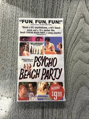 Psycho Beach Party VHS Tape 2001 Screener Store Copy - Image 1 of 4