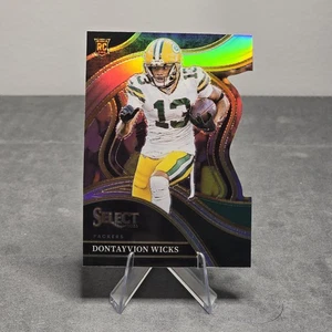 Panini Select 2023 - Club Level Dontayvion Wicks #271 negro y verde Prizm... - Imagen 1 de 2