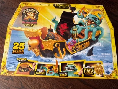 Treasure X Sunken Gold Treasure Ship Juego 25 Niveles - Nueva Caja Sellada de Fábrica Foto 1 de 4