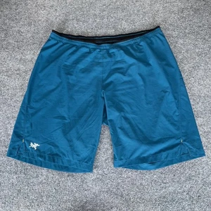 Arc'teryx Running Shorts Mens XL Size 38 Teal Blue Active Athletic Training Gym - Picture 1 of 10