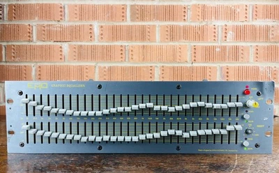 Emo Systems GEQ60 Dual 30 Band Graphic Equalizer Pro Audio Live Sound Studio EQ - Image 1 of 4