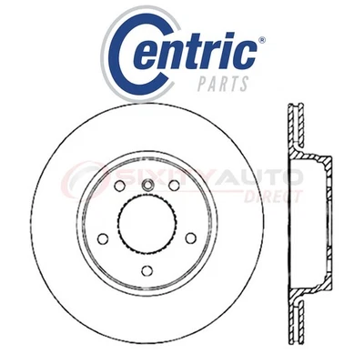 Centric C-TEK Disc Brake Rotor for 2002-2005 BMW 745Li 4.4L V8 - Kit Set dn - Изображение 1 из 4