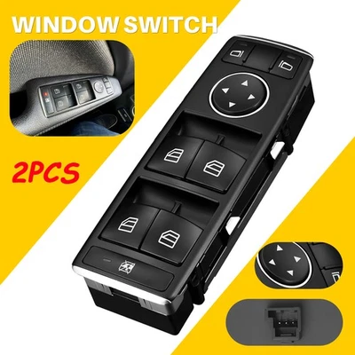 1669054300 Fit 2011-2018 Mercedes-Benz A/B/GL-CLASS Window Control Switch Black - Image 1 of 4