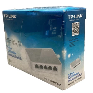 Conmutador de escritorio Ethernet de 5 puertos TP-Link TL-SF1005D nuevo en caja 10/100 MBPS - Imagen 1 de 12