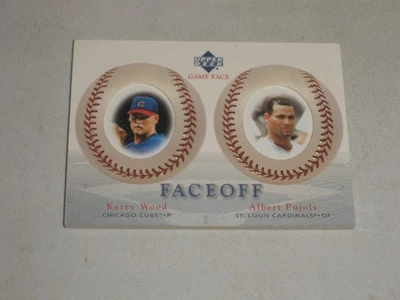 2003 Uppper Deck Game Face Faceoff #180 Albert Pujols Kerry Wood - Image 1 of 2