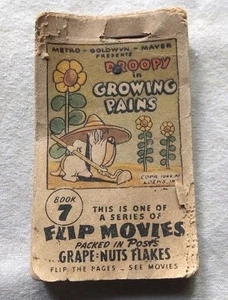 Libro de películas vintage usado 1949 POST'S UVA-NUTS COPOS VOLTEABLES 7 CAÍDOS - Imagen 1 de 3