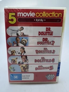 Dr Dolittle 1 2 3 4 5 - 5-Movie Collection DVD Region 4 EDDIE MURPHY New Sealed - Picture 1 of 3