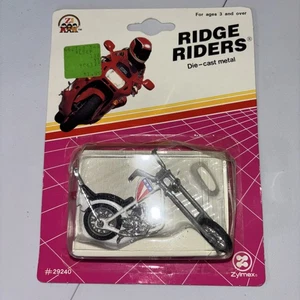 1993 Zylmex Die Cast Ridge Riders Easy Rider Chopper 1/24 #29240 Sealed NEW - Picture 1 of 4
