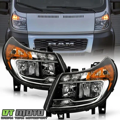 Faros delanteros estilo DRL OE para Ram ProMaster 1500 2500 3500 2014-2022 sin Foto 1 de 4