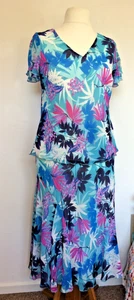 Skirt & Top Suit /Dress 16 Top 18 Skirt M&S - Picture 1 of 8