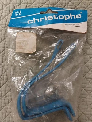 Nuevo de Lote Antiguo Christophe Pinzas para Puntera Carreras Luz Bicicleta de Carretera Francia Azul Resina (Grande) Foto 1 de 4