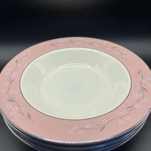 Vintage Homer Laughlin Cavalier Eierschale Romantik rosa Müslischale/Suppenschüssel - Bild 1 von 9