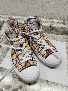 Women’s LOONEY TUNES x Keds: FILM STRIP Multi-Color High Top Sneakers ~ Size 10 - Picture 1 of 9