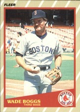 1989 Fleer Superstars Baseball Card #4 Wade Boggs