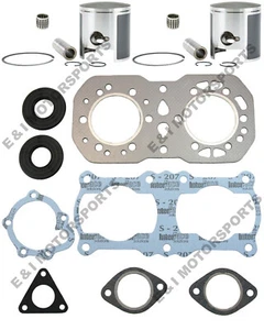 Polaris Indy 400 SPI Pistons Gaskets Bearings Crank Seals 65mm 1986 1987 1988 - Picture 1 of 24