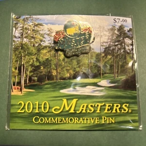 2010 Masters Tournament Commemorative Pin Golf Phil Mickelson Augusta National - Picture 1 of 7
