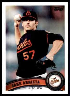 2011 Topps Jake Arrieta #393 Baltimore Orioles - Image 1 of 2