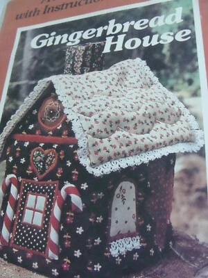 VTG 1978 Calico Gingerbread House by Yours Truly Patchwork 9”Pattern No. 3902 - Image 1 of 4