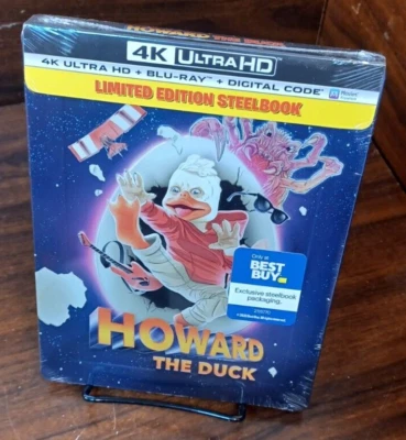 Howard the Duck Steelbook (4K+Blu-ray)-Brand NEW (Sealed)-Free Box Shipping - Image 1 of 4