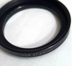 37-43mm Step-Up Adapter Metal Ring 37mm-43mm 37-43 Stepping Step up 37mm-43 - Picture 1 of 7
